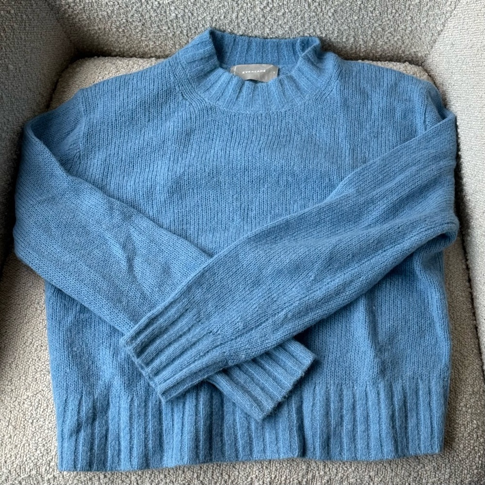 Everlane Alpaca Cropped Crewneck Sweater - Picture 4 of 6